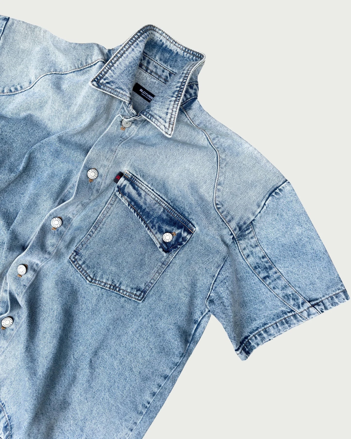 ALCYUS | A24 PATCH DENIM SHIRT