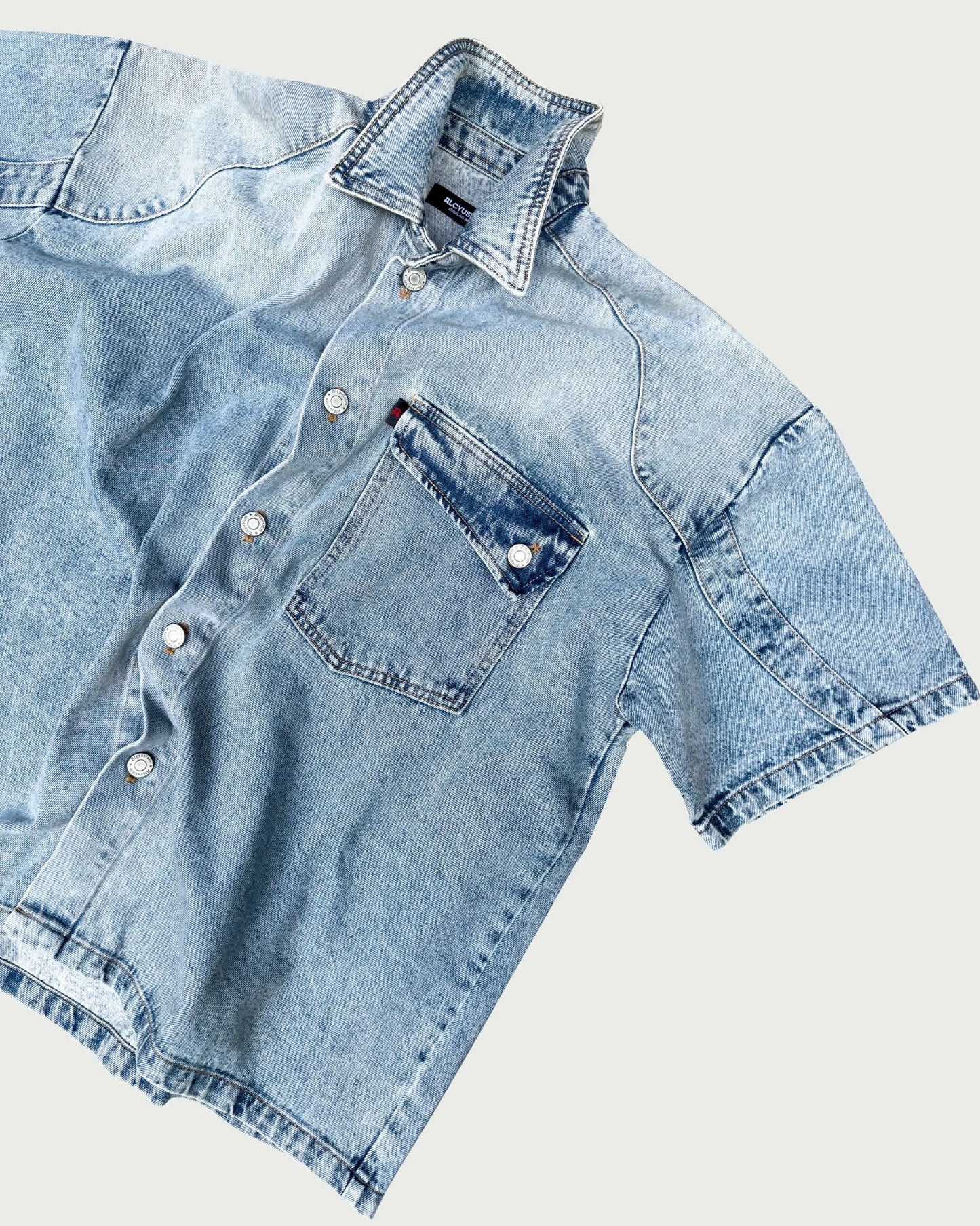 ALCYUS | A24 PATCH DENIM SHIRT