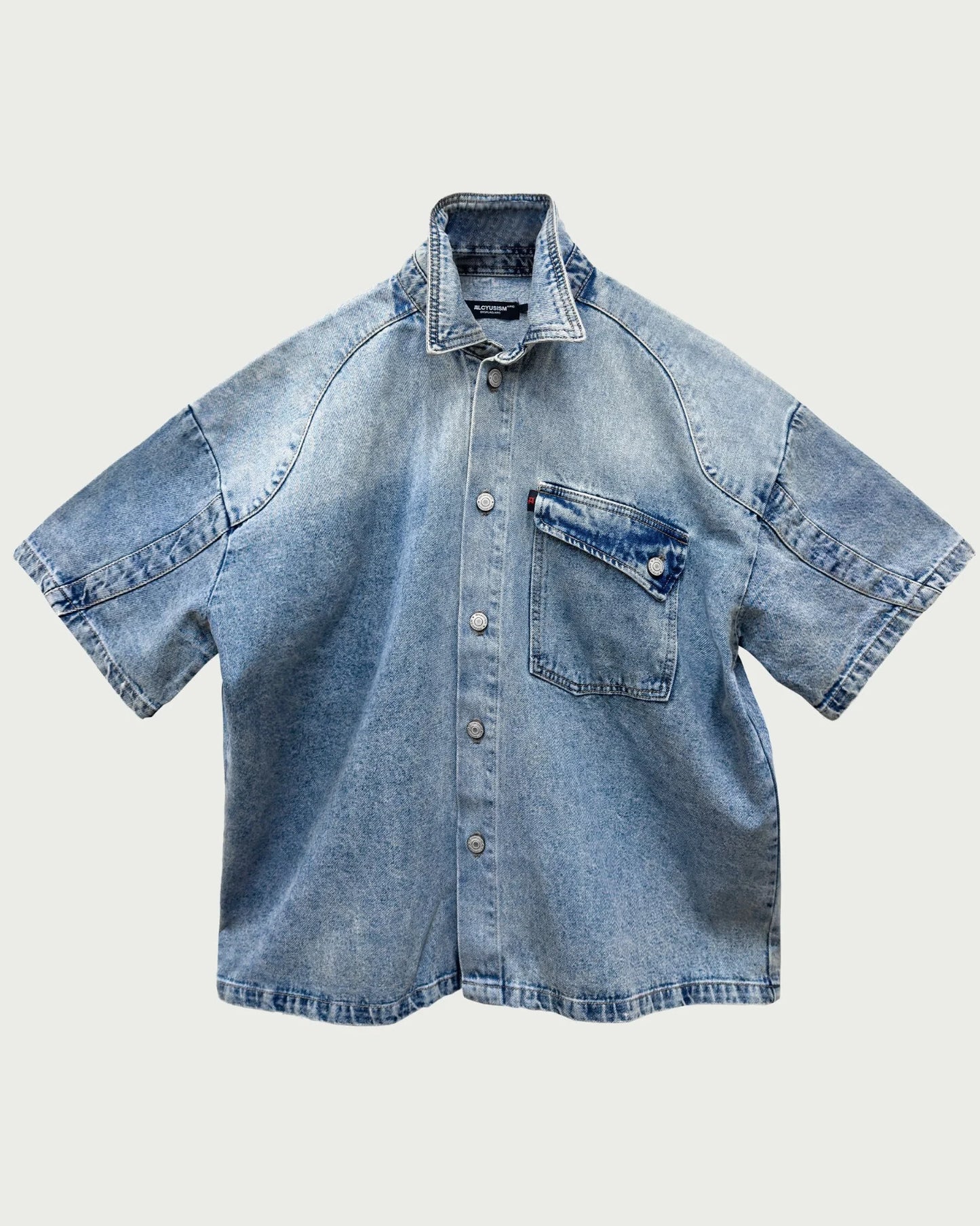 ALCYUS | A24 PATCH DENIM SHIRT