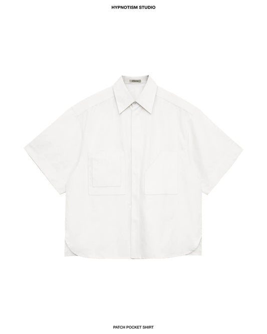 [HYPNOTISM] PATCH POCKETS SHIRT