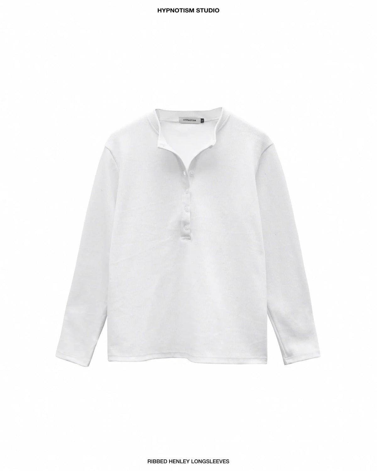 [HYPNOTISM] RIBBED HENLEY TOP