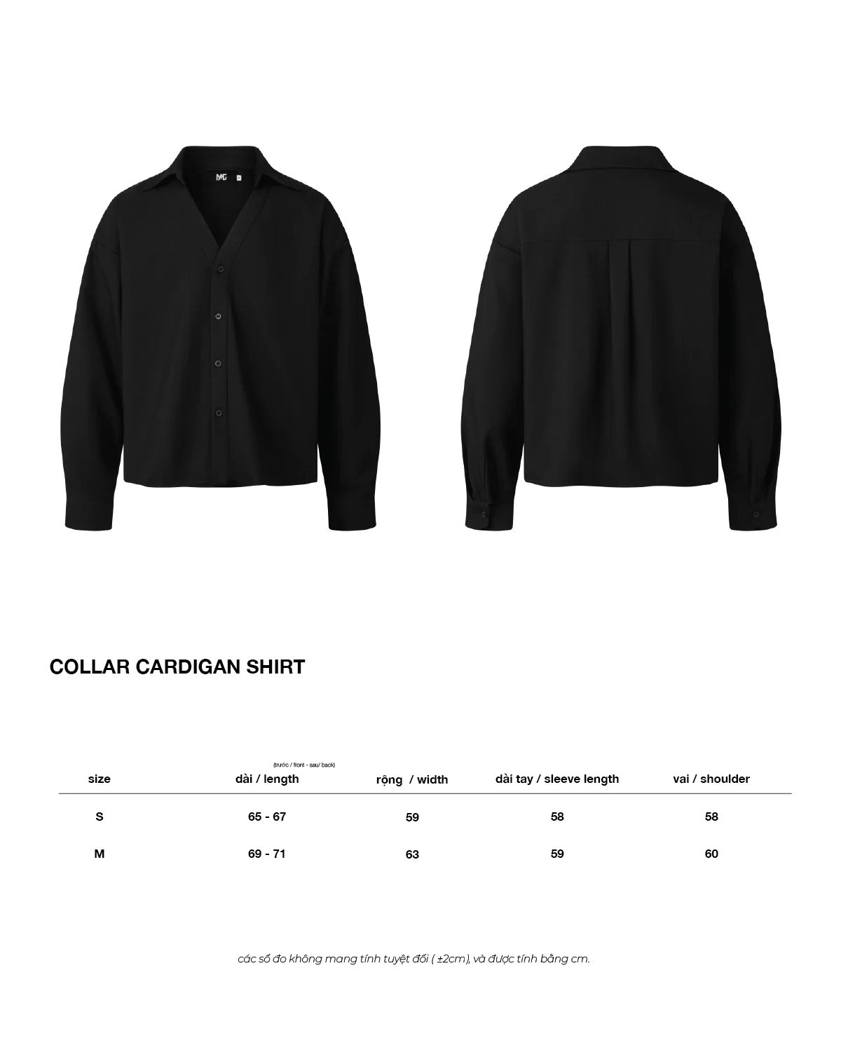 [MAHU] COLLARED CARDIGAN SHIRT