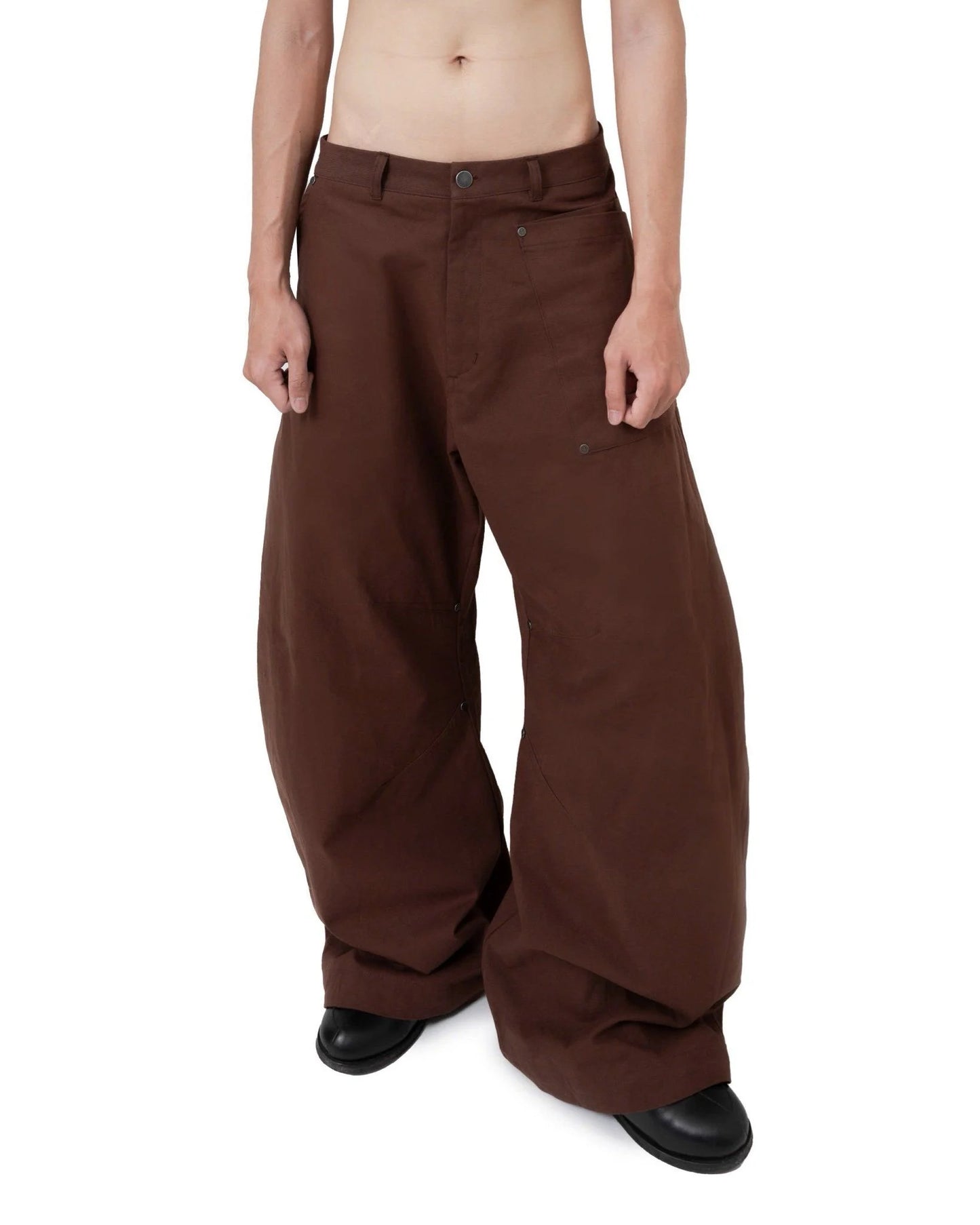 [MAHU] WIDE-LEG PANTS