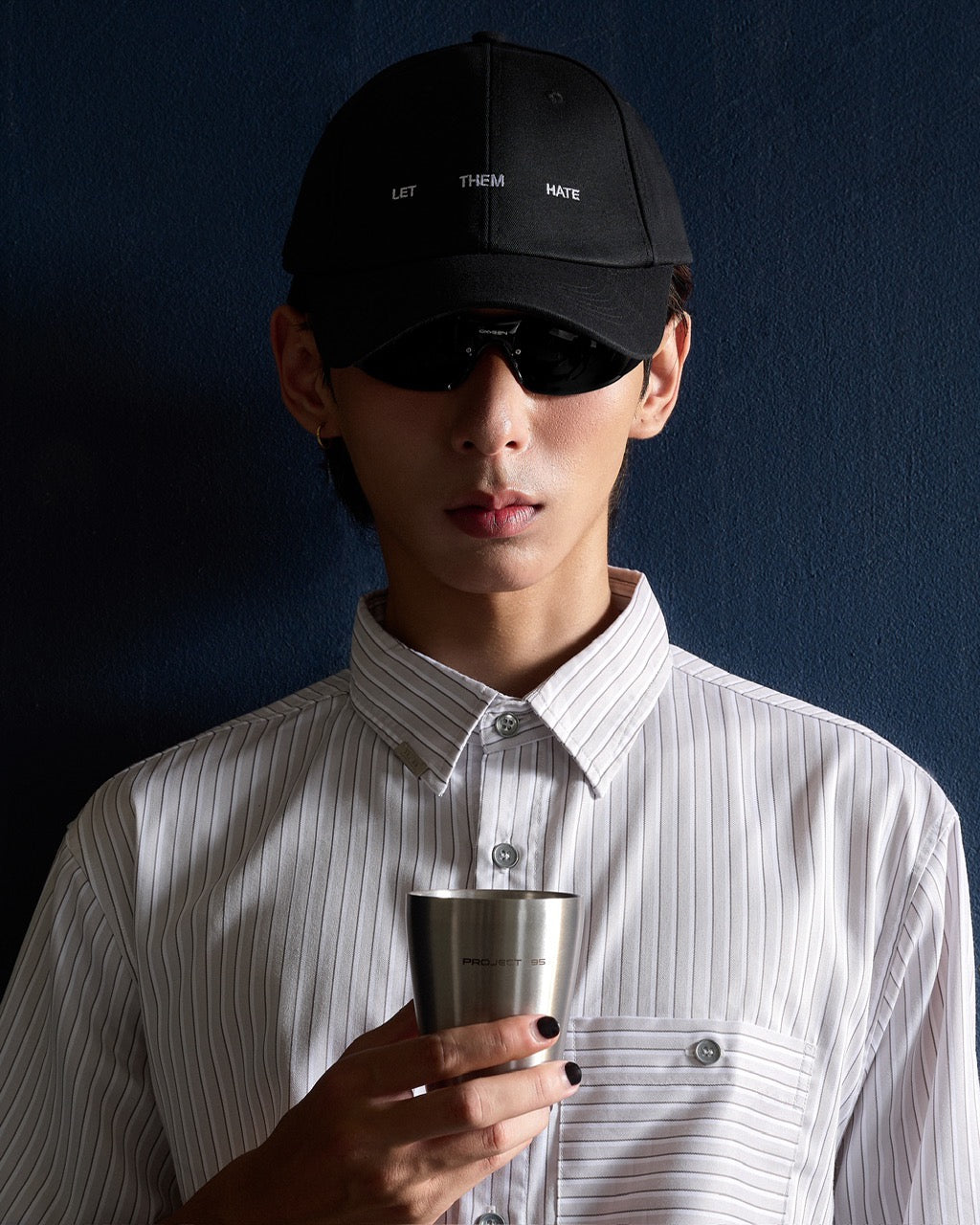 [95PROJECT] STRIPED BOXY SHIRT