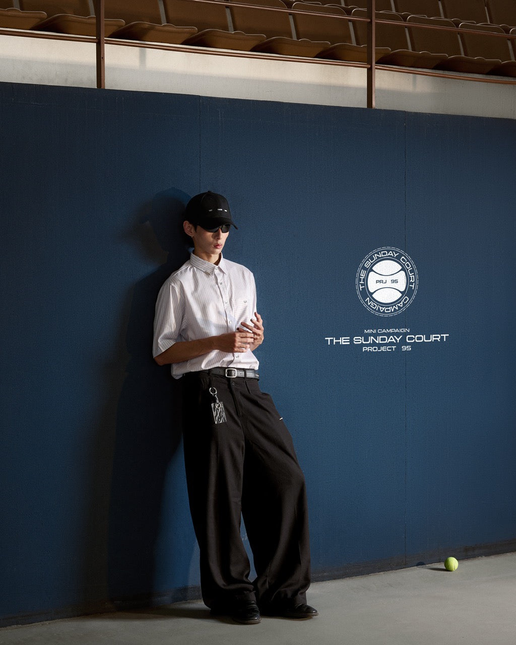 [95PROJECT] STRIPED BOXY SHIRT
