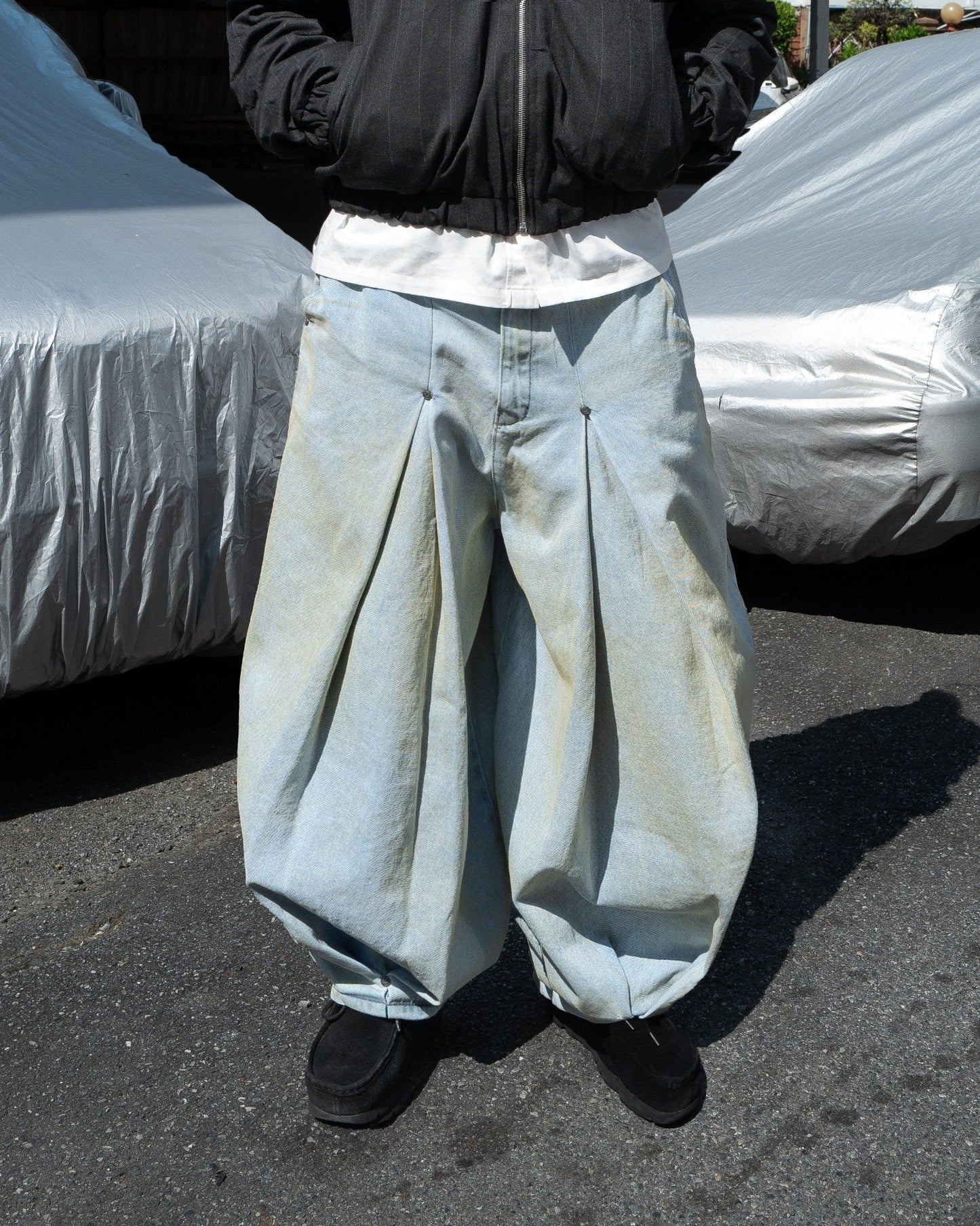 [67%] GROOVE PANTS DIRTY WASH DENIM