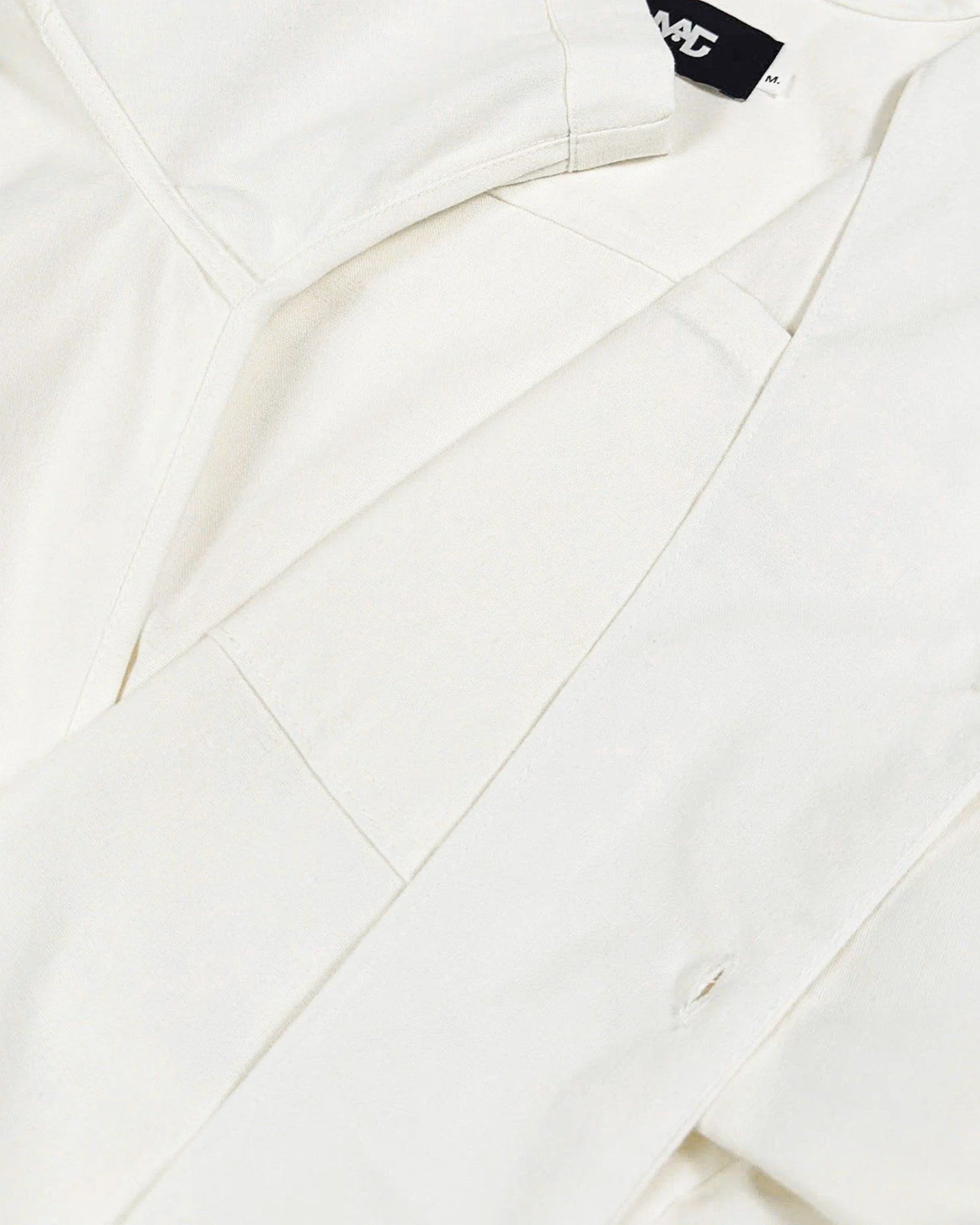 [MAHU] LINEN WELT POCKET SHIRT