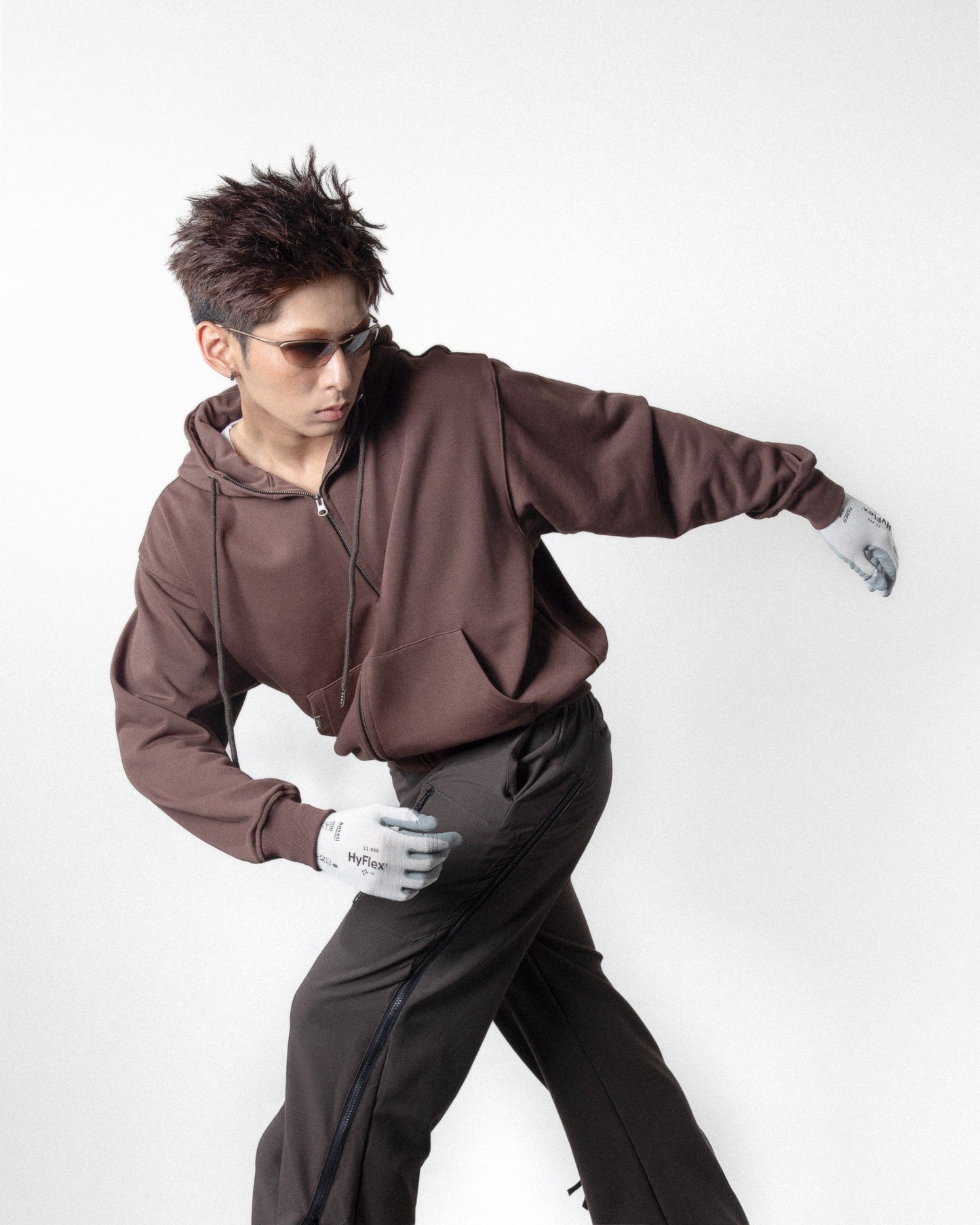 [95PROJECT] BLANK ZIPPED HOODIE