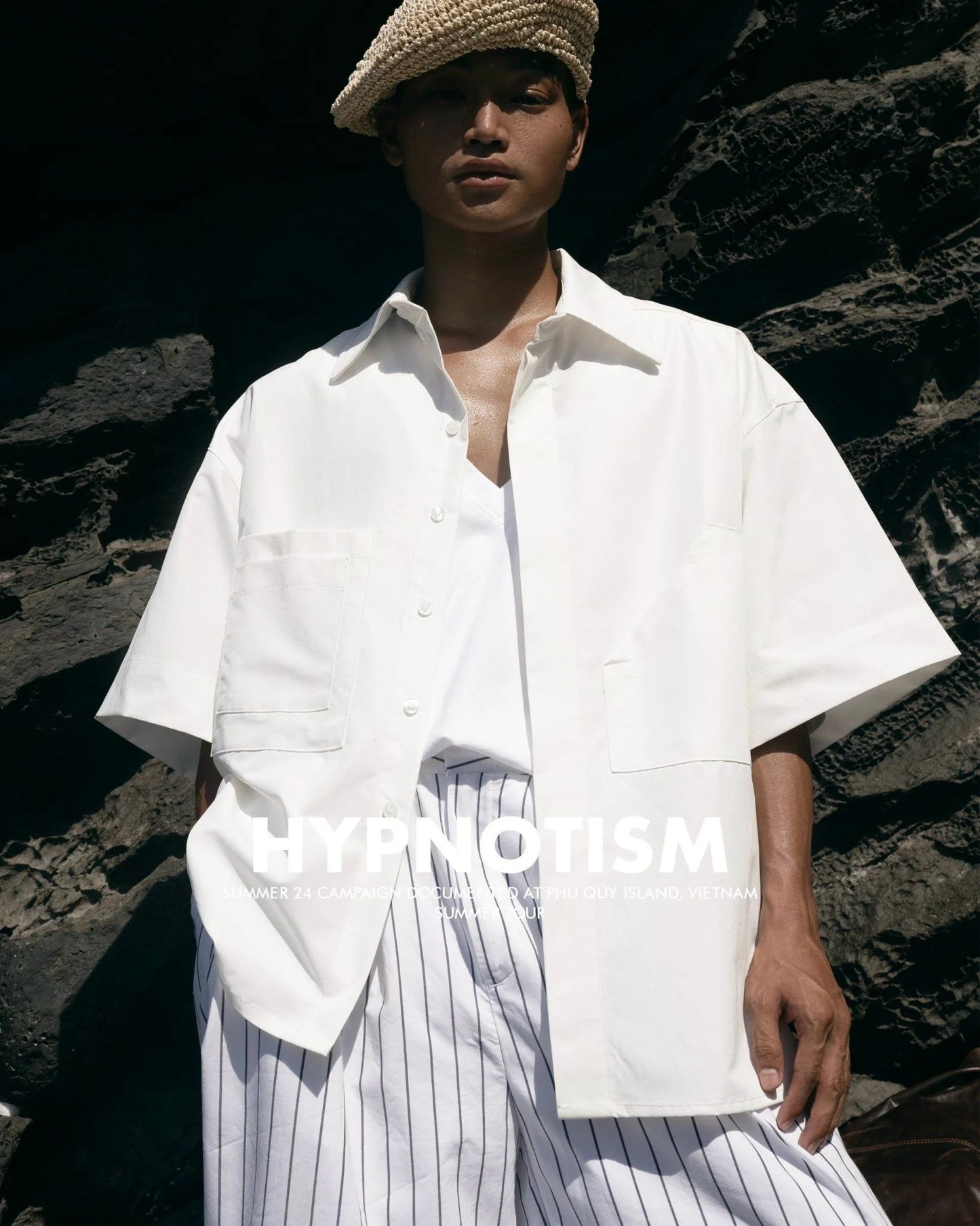 [HYPNOTISM] PATCH POCKETS SHIRT