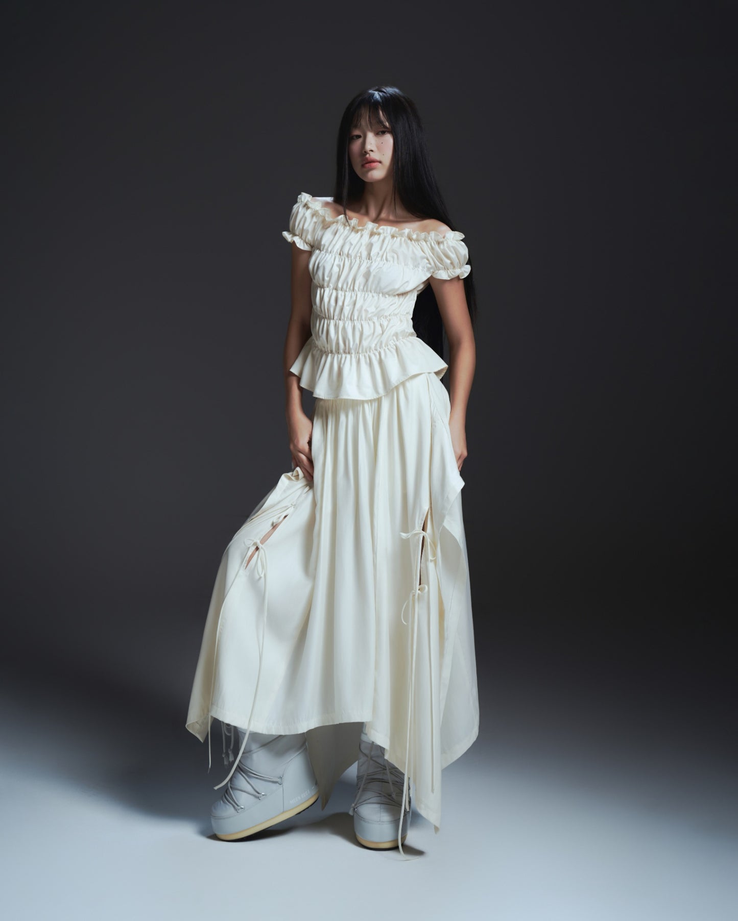 [BUNNYHILL] TWYLA SKIRT (IVORY)