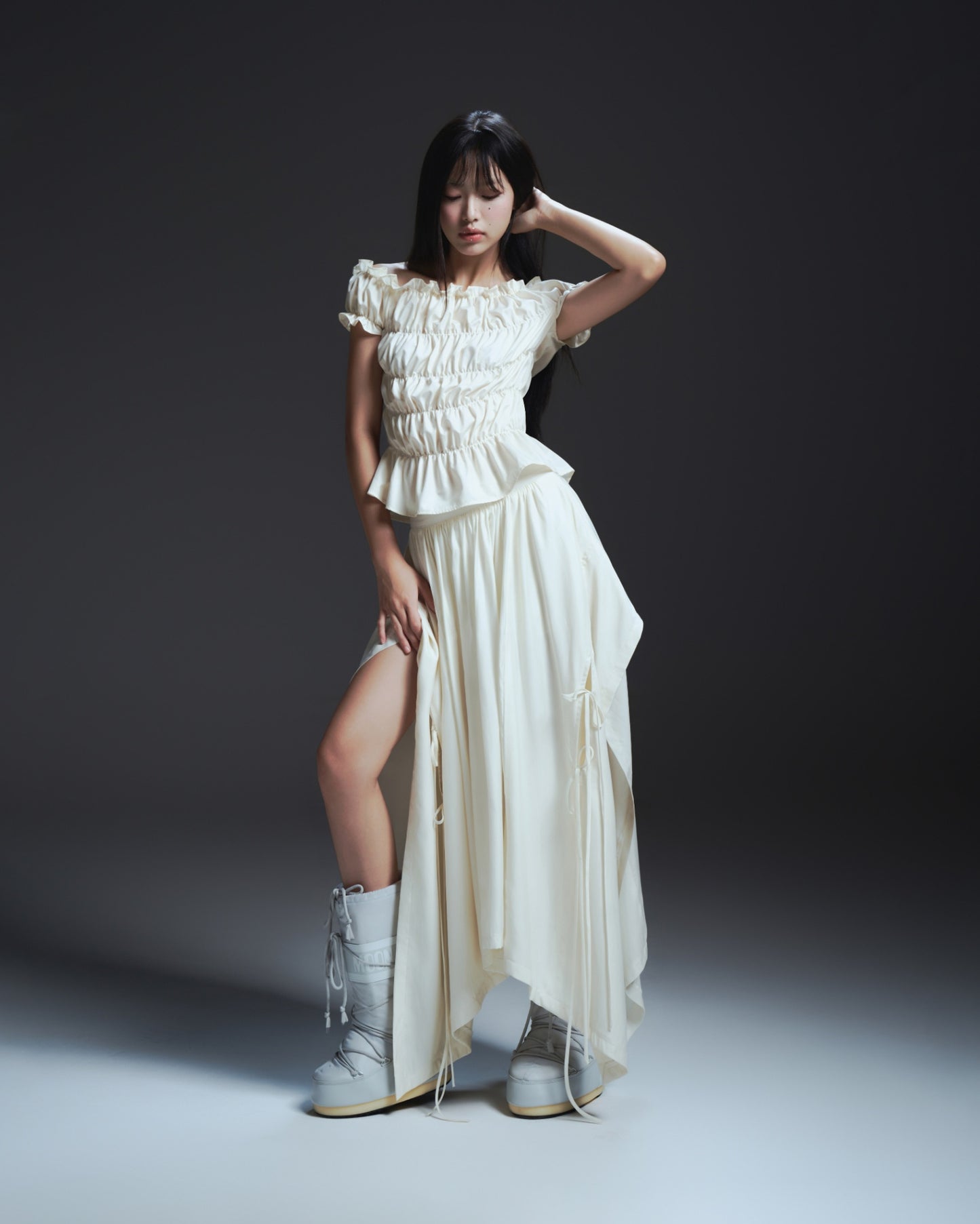 [BUNNYHILL] TWYLA SKIRT (IVORY)
