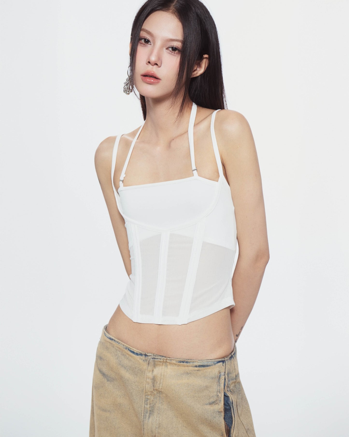 [BUNNYHILL] MELIOS MESH TOP (PRE - ORDER) (- 10%)