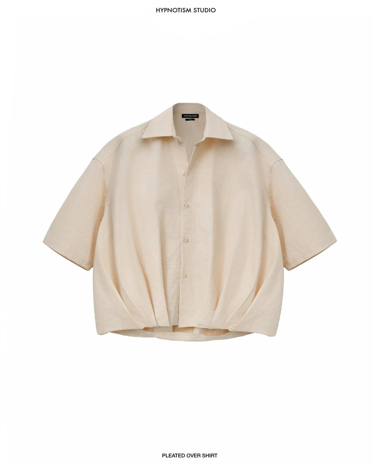 [HYPNOTISM] PLEATED OVER SHIRT