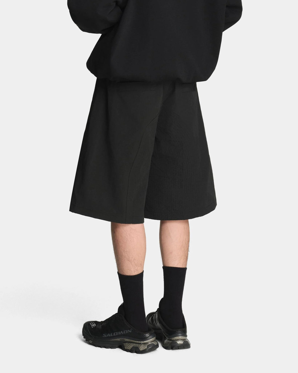 [MAHU] STITCH BAGGY SHORT
