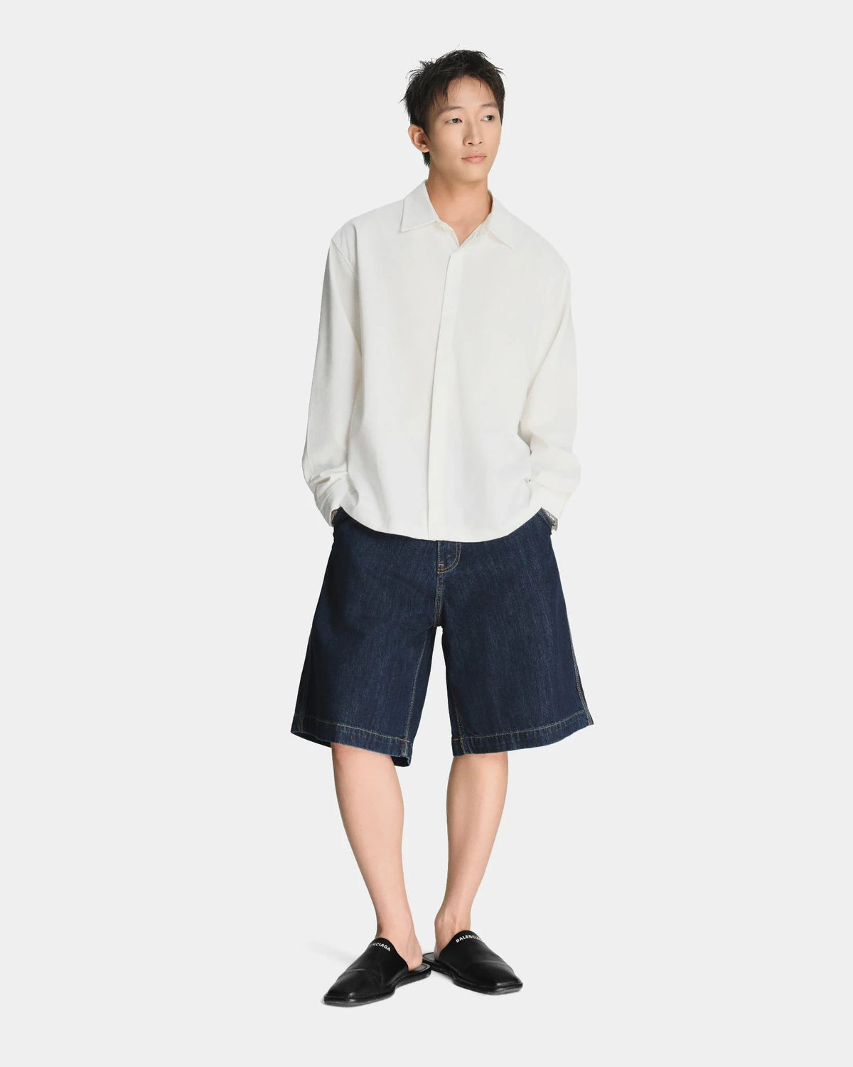 [MAHU] LINEN SHIRT