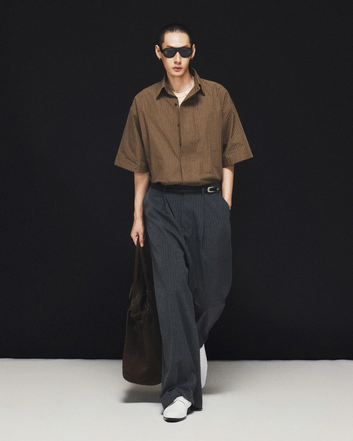 [HYPNOTISM] AXIS STRIPED PANTS