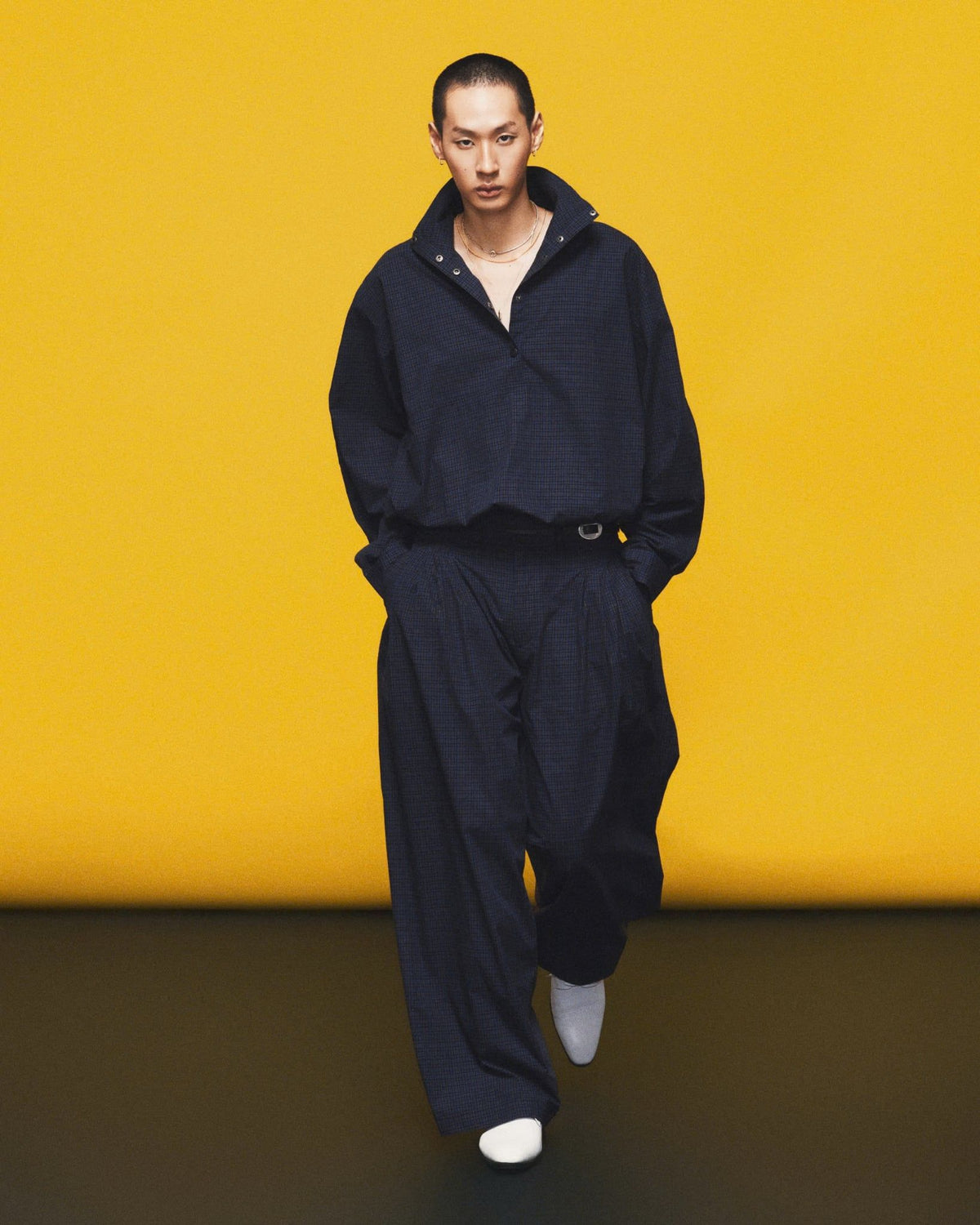 [HYPNOTISM] FOUNDATION CHECK PANTS