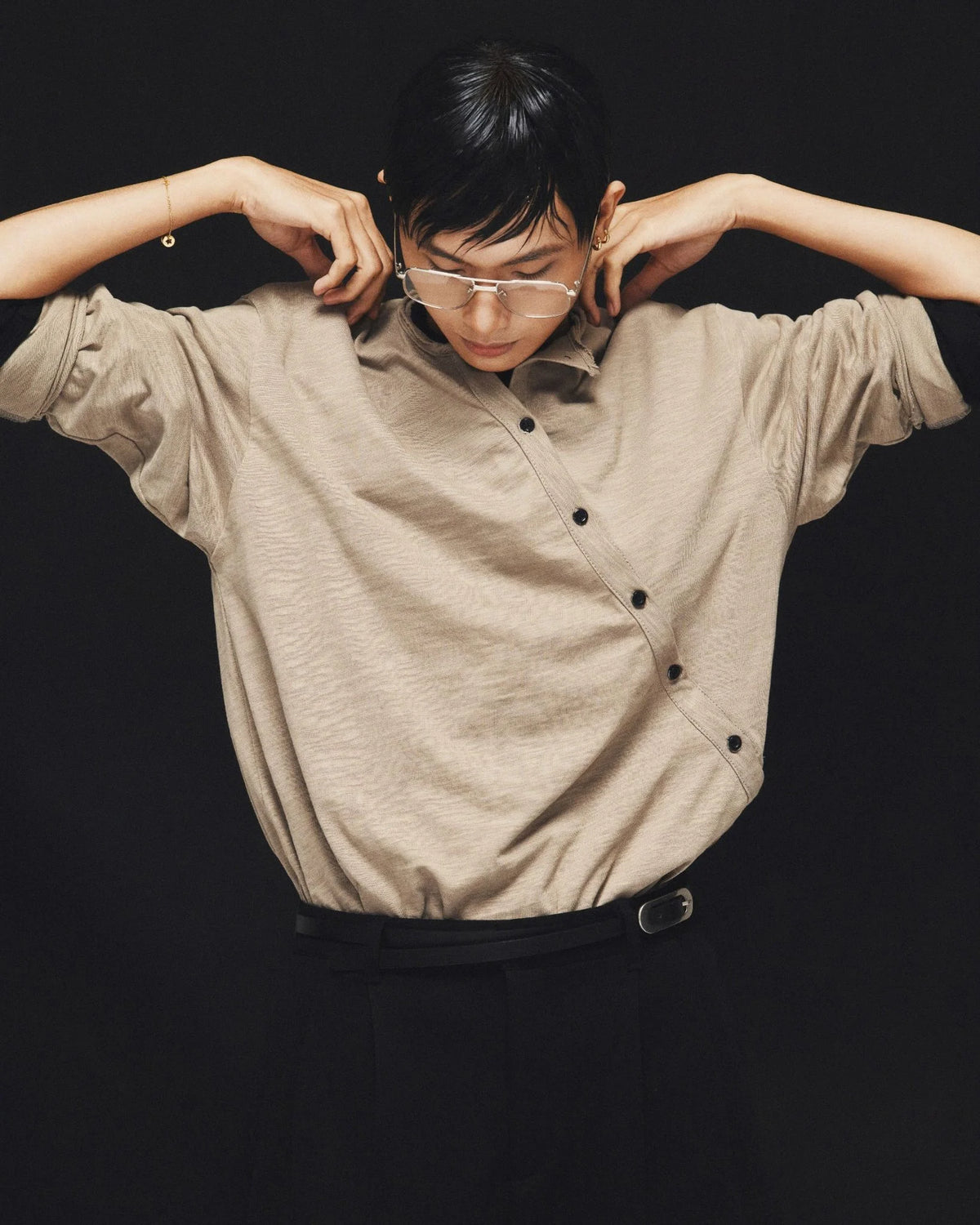 [HYPNOTISM] OBLIQUE BUTTON TOP