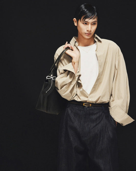 [HYPNOTISM] CURVY BOX SHIRT