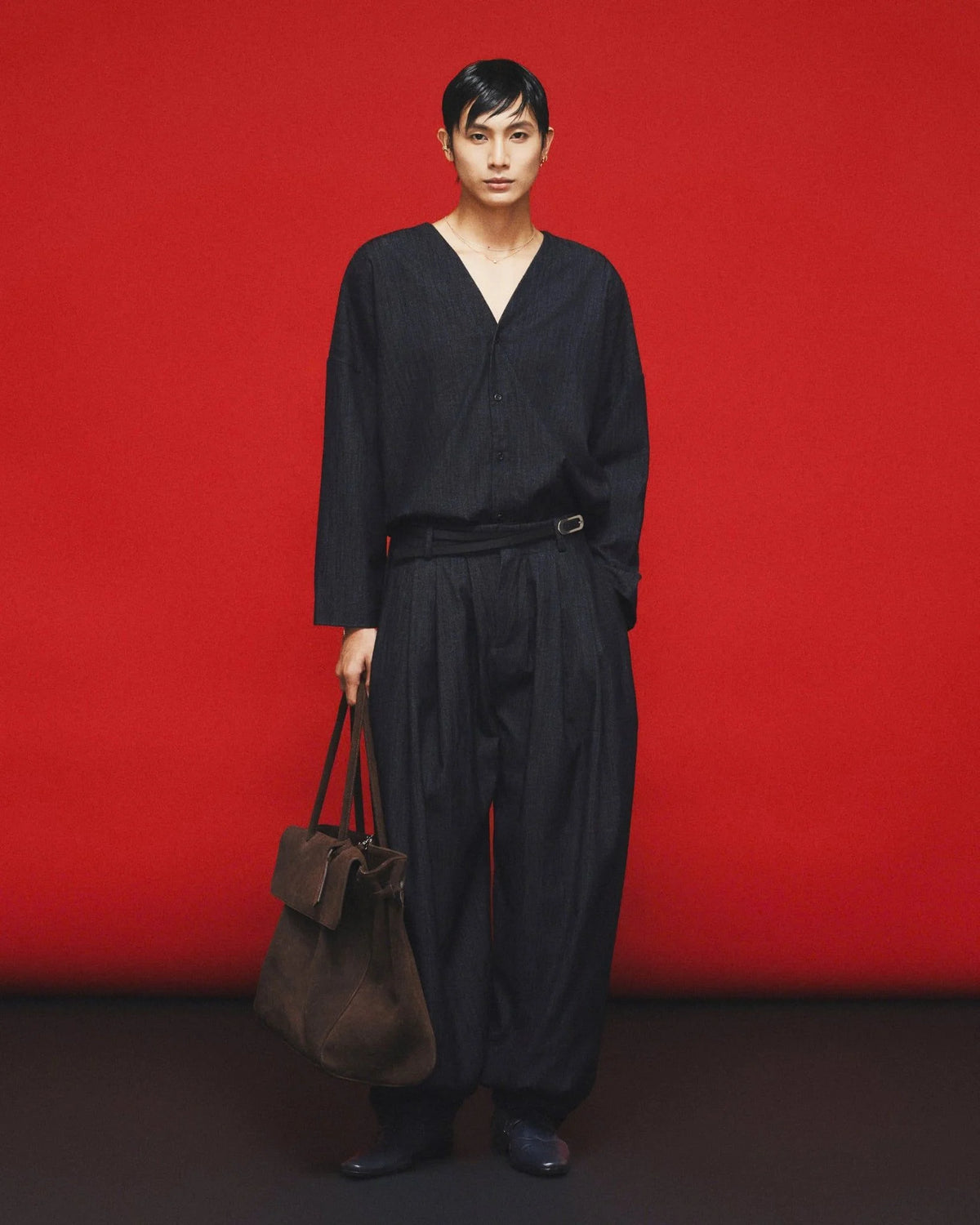 [HYPNOTISM] VAULT PLEATED TROUSERS