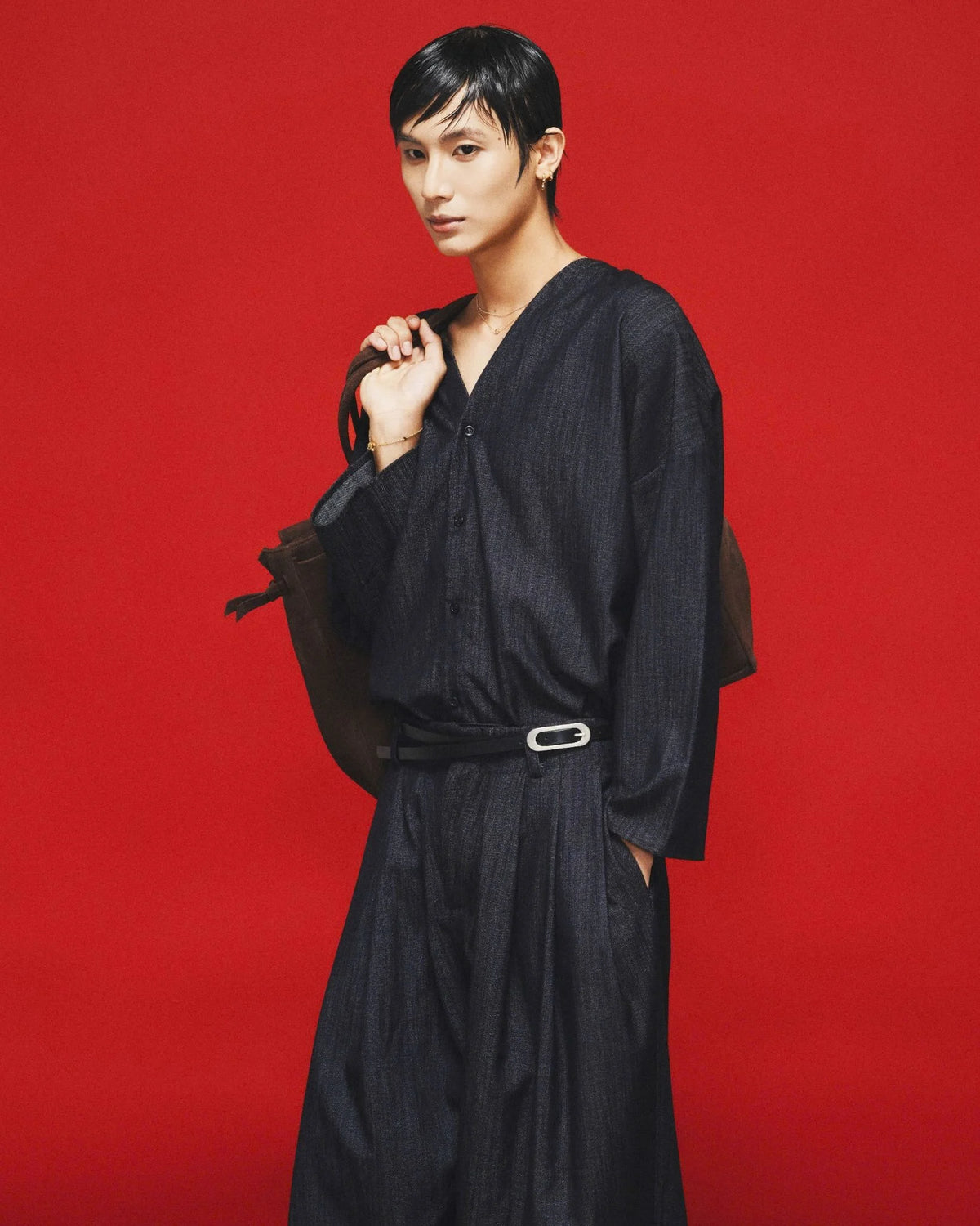 [HYPNOTISM] VAULT PLEATED TROUSERS