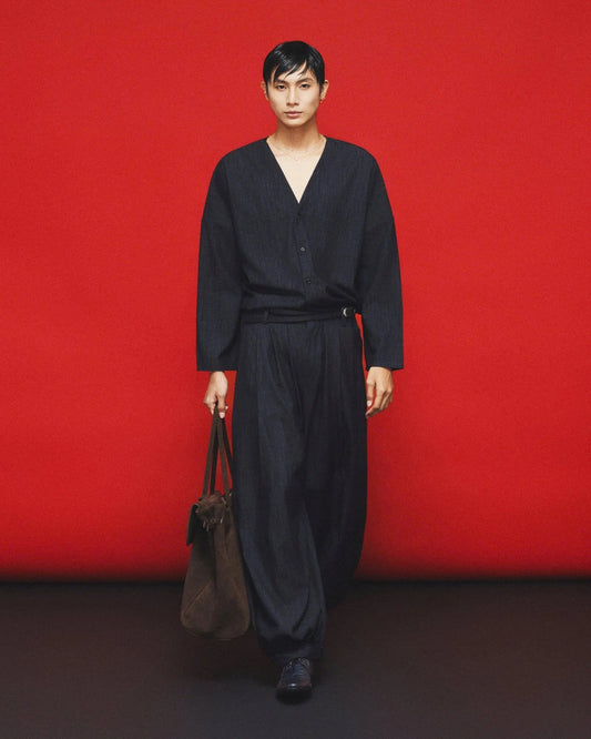 [HYPNOTISM] VAULT PLEATED TROUSERS