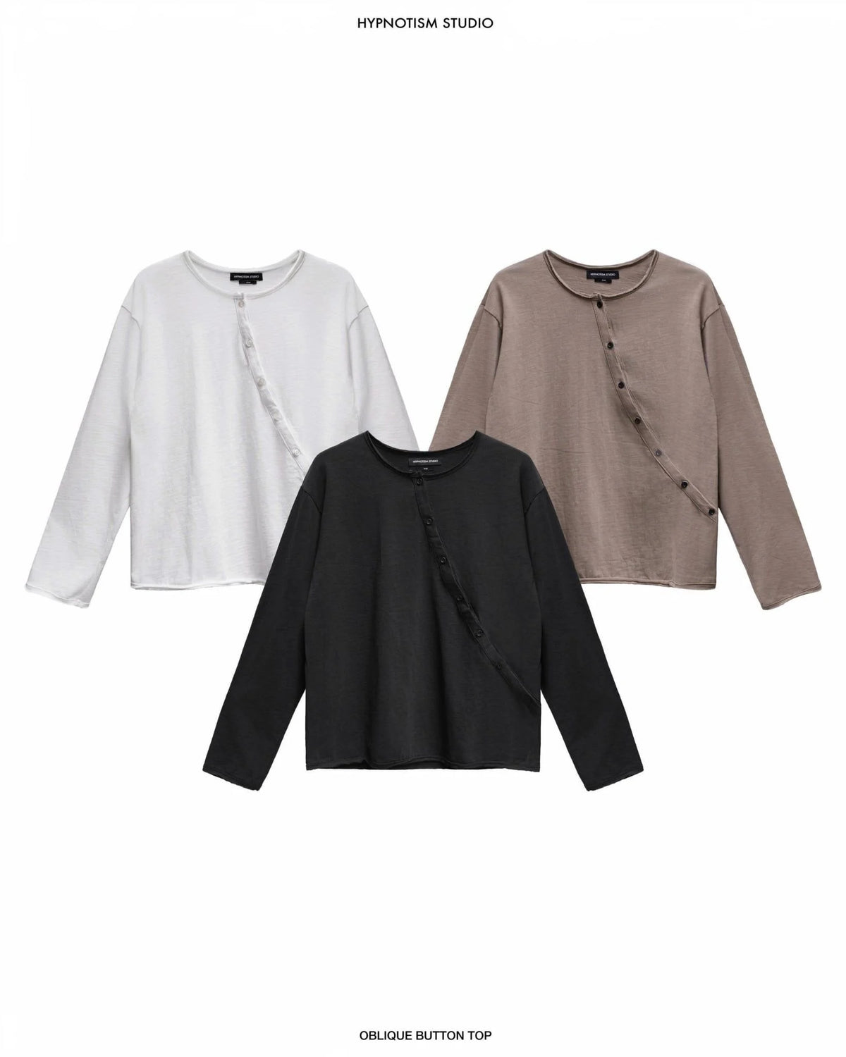 [HYPNOTISM] OBLIQUE BUTTON TOP