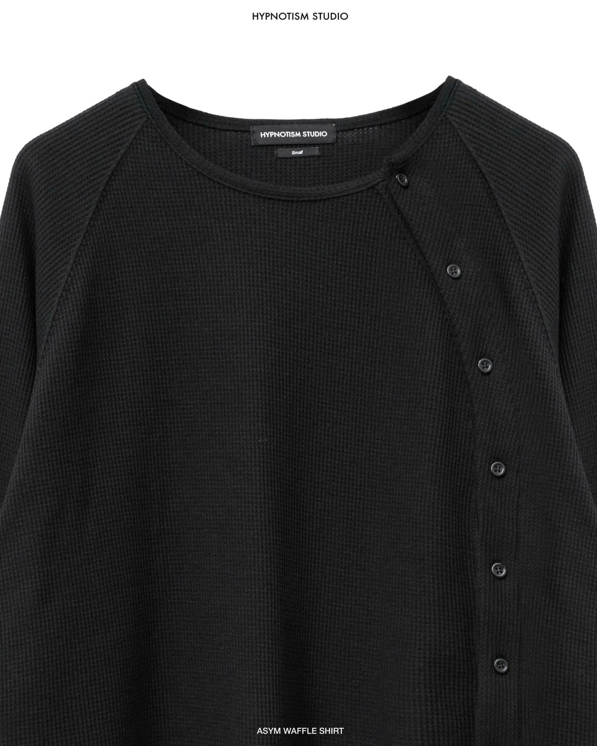 [HYPNOTISM] ASYM WAFFLE SHIRT