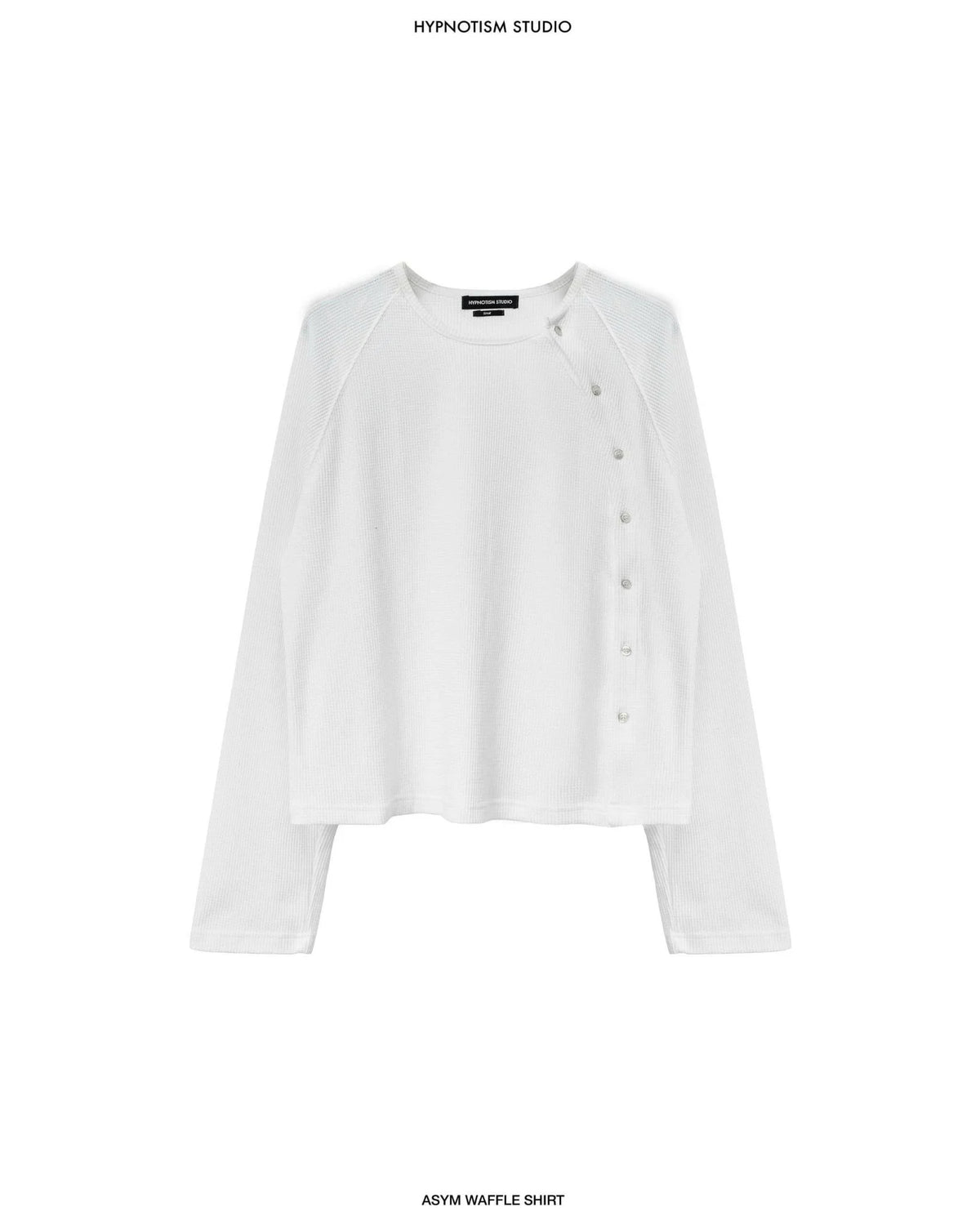 [HYPNOTISM] ASYM WAFFLE SHIRT