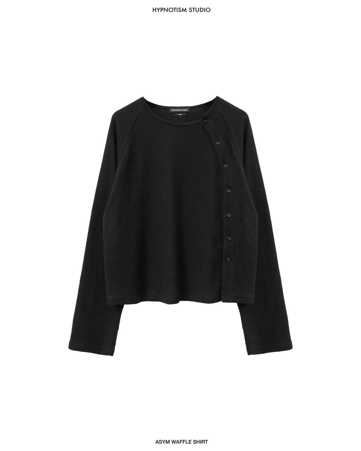 [HYPNOTISM] ASYM WAFFLE SHIRT