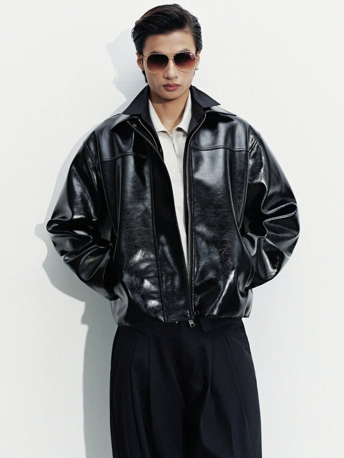 [HYPNOTISM] PRIMARY LEATHER JACKET