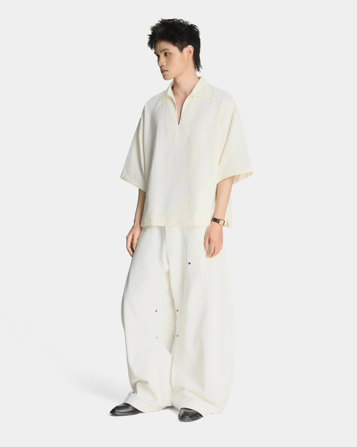 [MAHU] WIDE-LEG PANTS