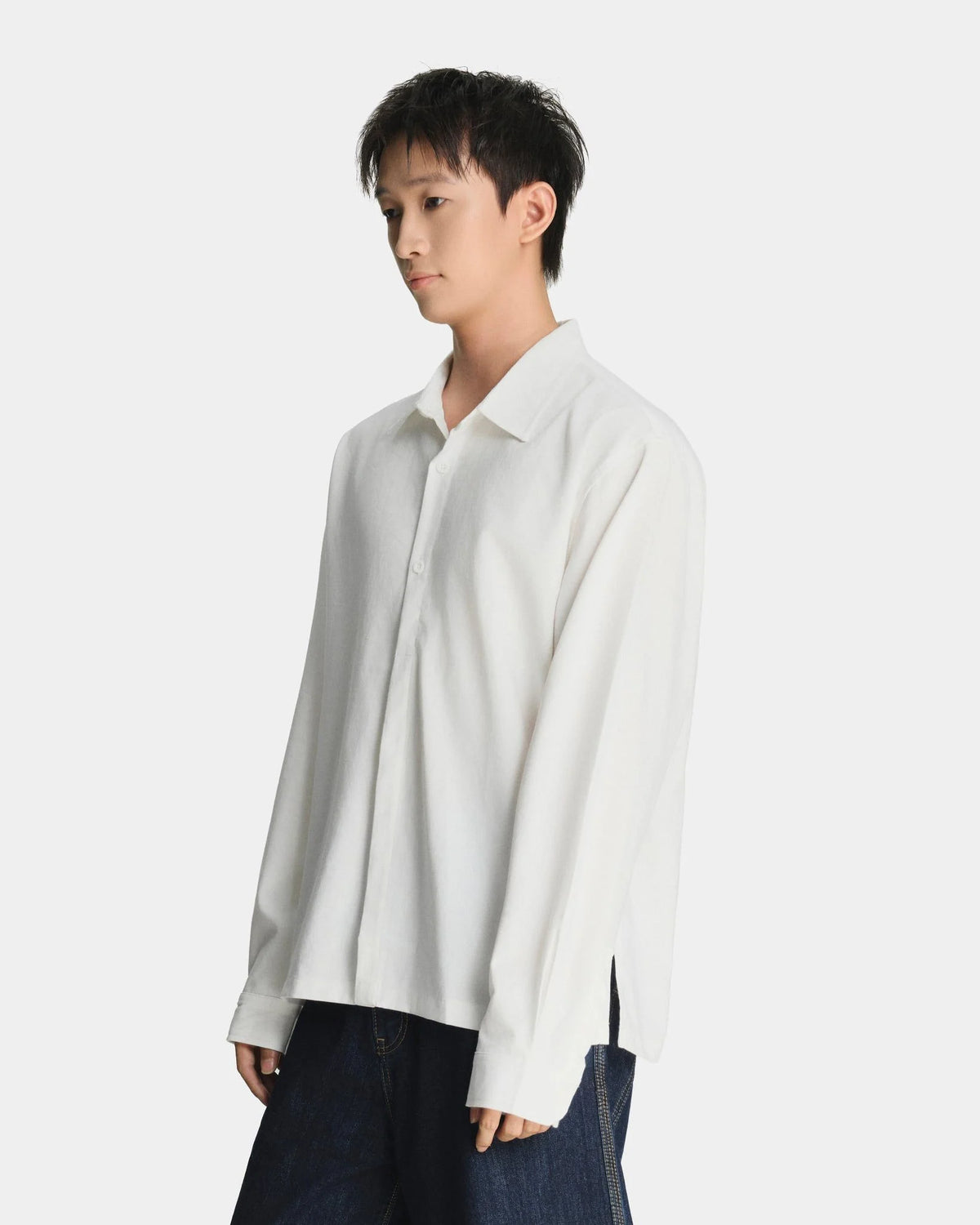 [MAHU] LINEN SHIRT