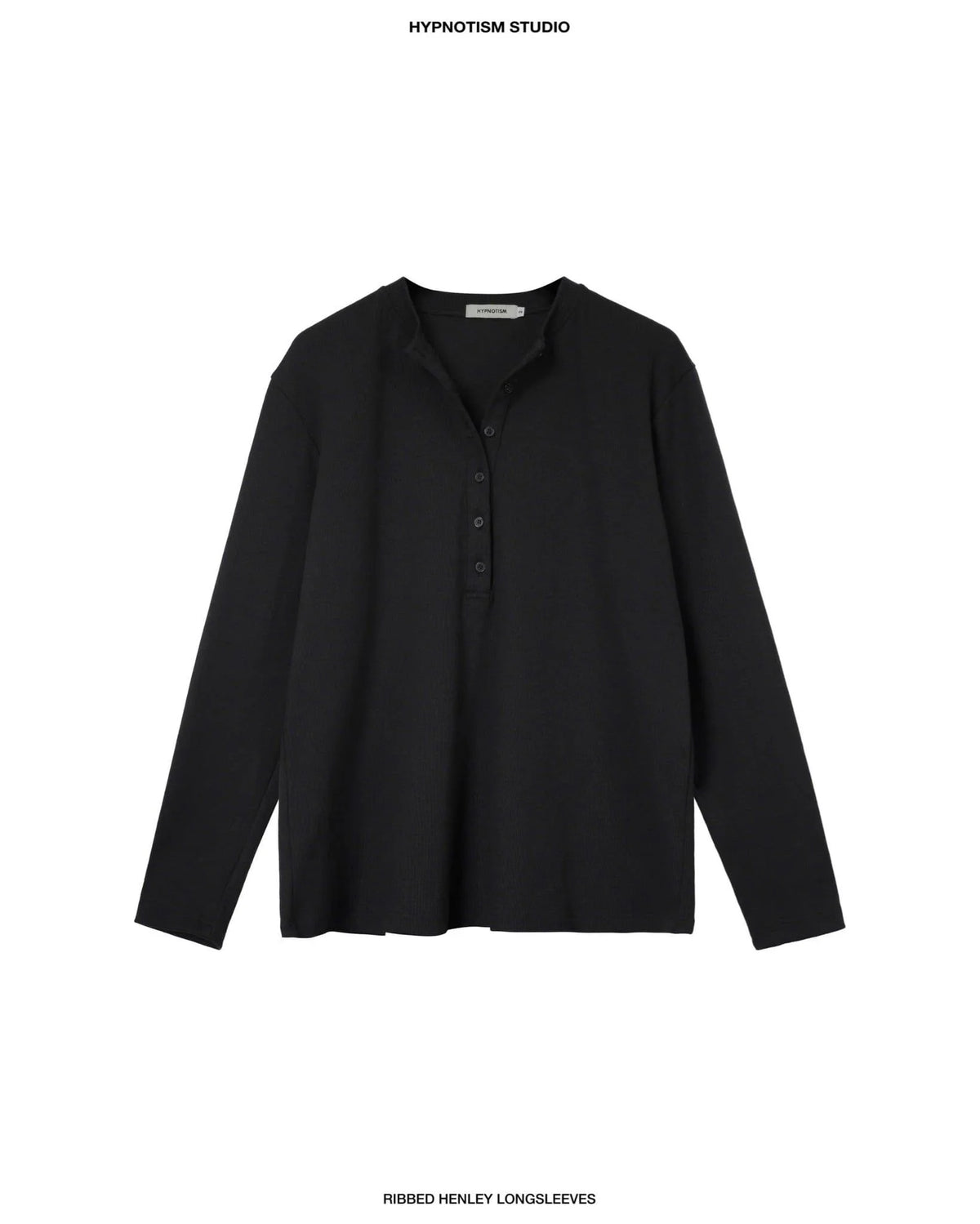 [HYPNOTISM] RIBBED HENLEY TOP