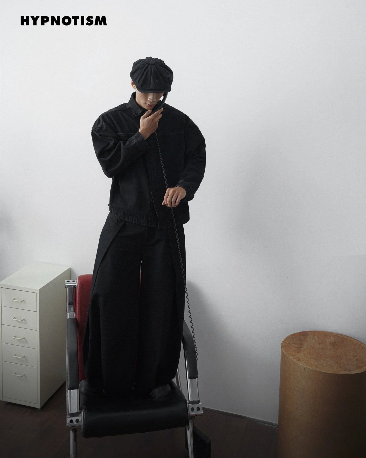 [HYPNOTISM] LOOSE WIDE PLEAT PANTS