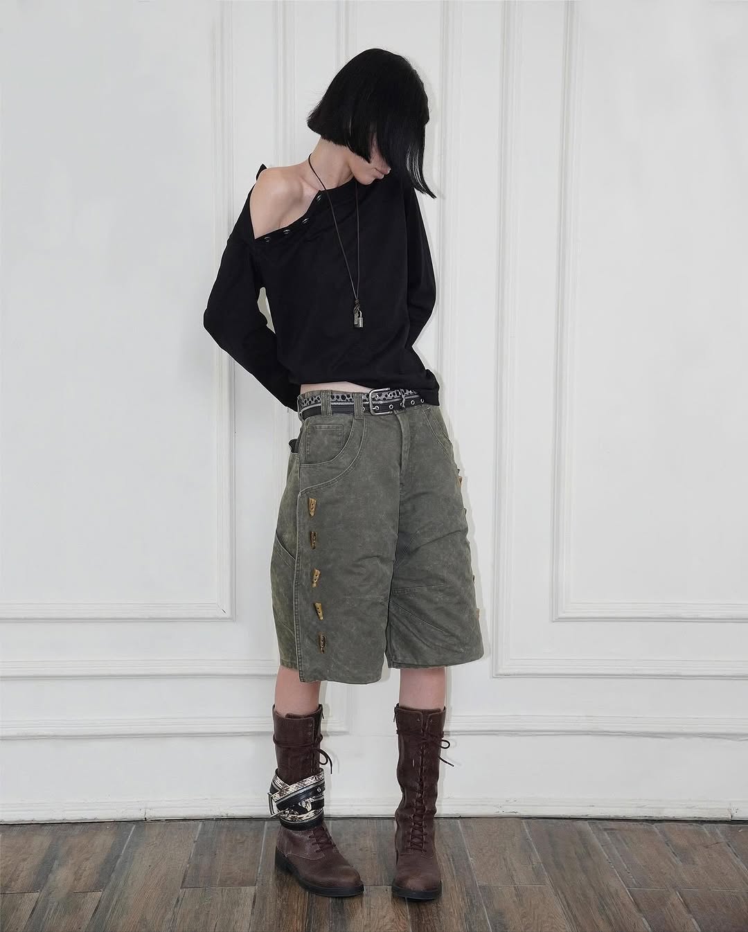 [ROIWORKSHOP] DIAGONAL LONGSLEEVE