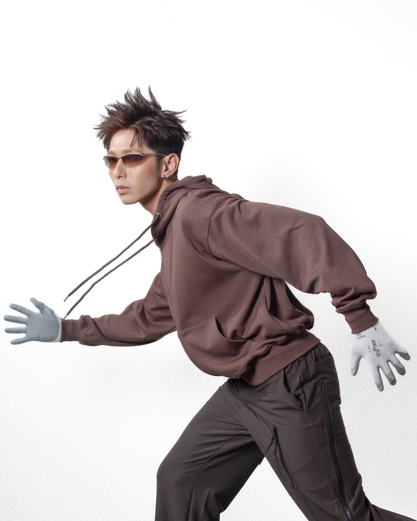 [95PROJECT] BLANK ZIPPED HOODIE