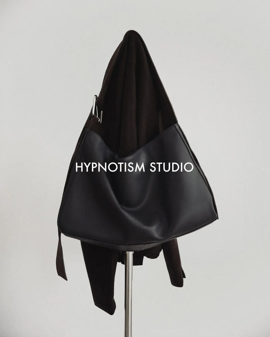 [HYPNOTSIM] LOOSEHOLD LEATHER BAG