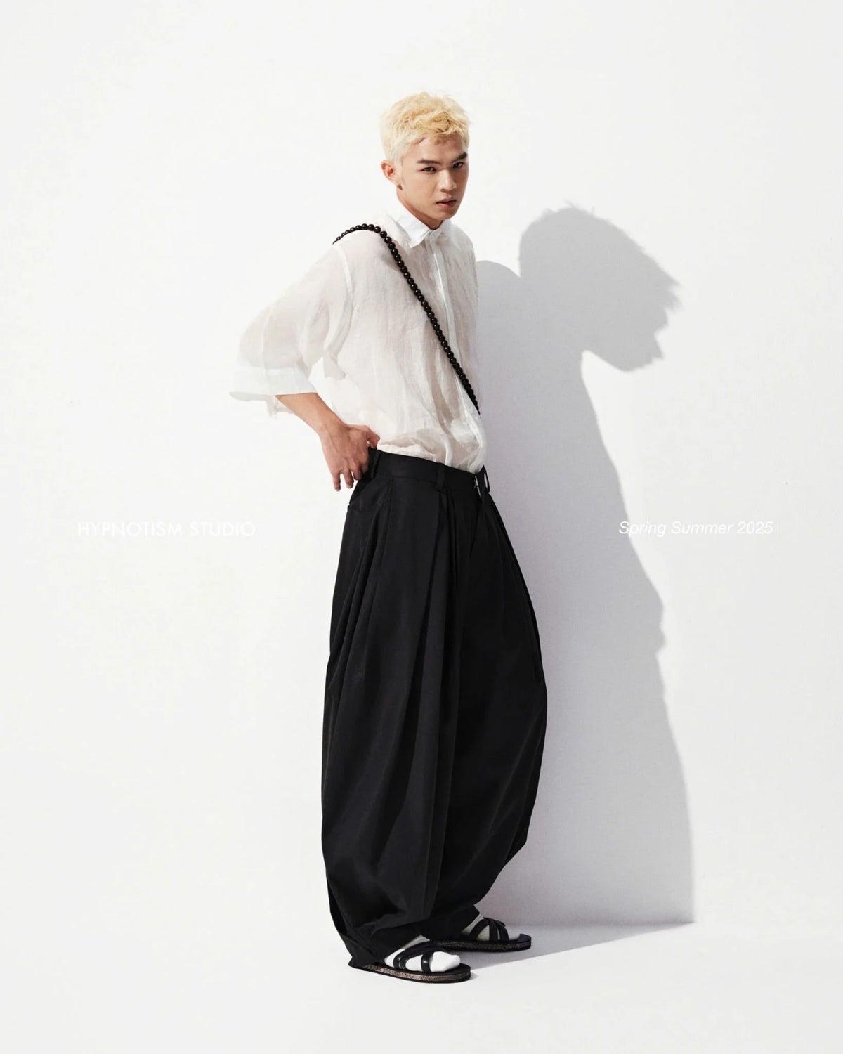 [HYPNOTISM] PUFF PLEATED TROUSERS