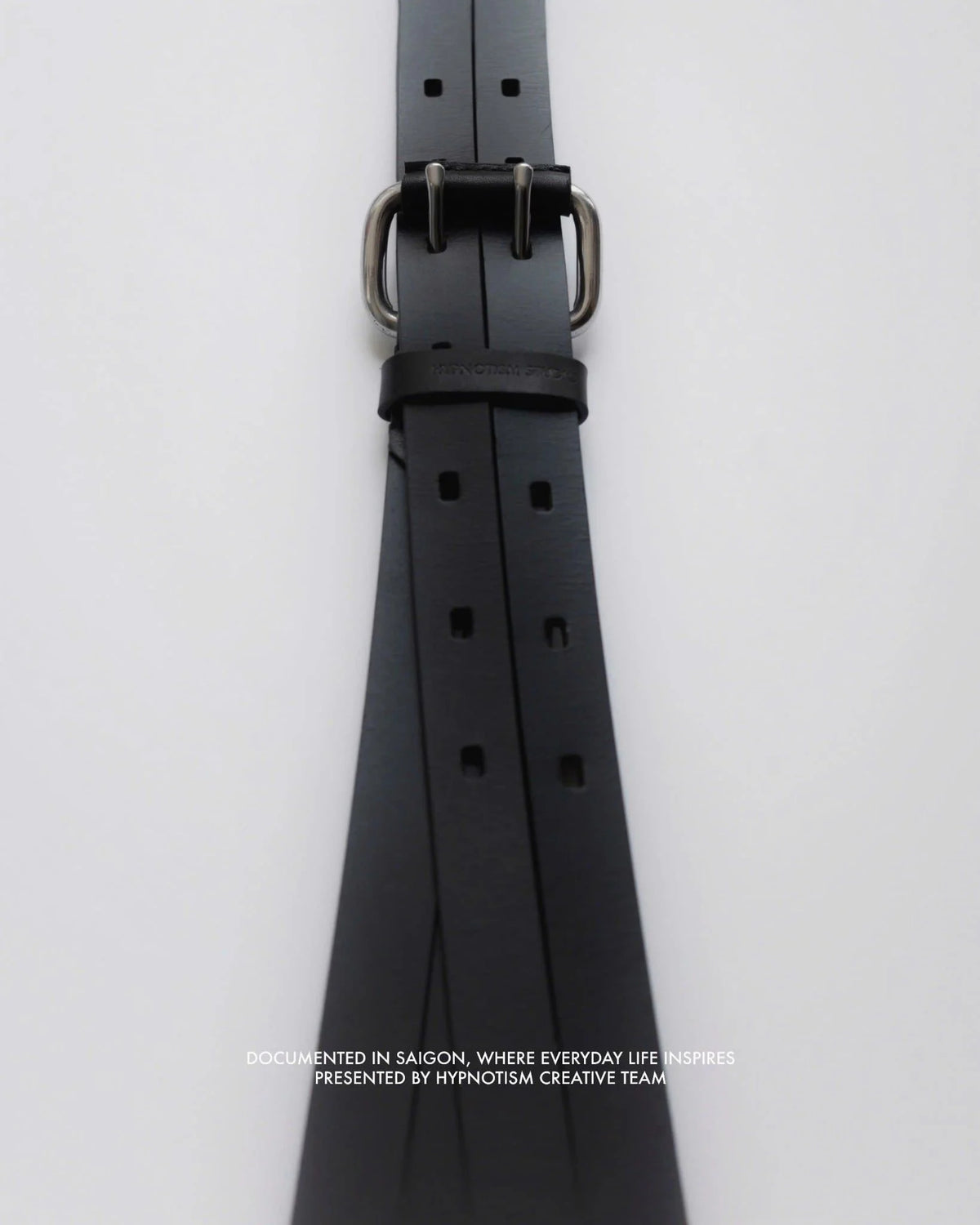 [HYPNOTISM] TWINLINE LEATHER BELT