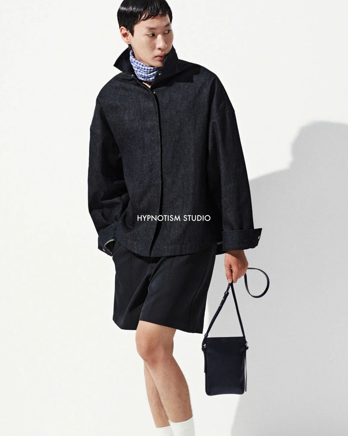 [HYPNOTISM] OVERSIZED DENIM OVERSHIRT