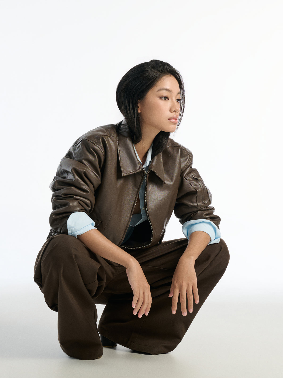 [95PROJECT] LINED BARREL PANTS