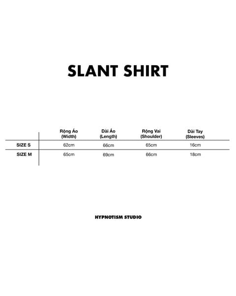 [HYPNOTISM] SLANT SHIRT