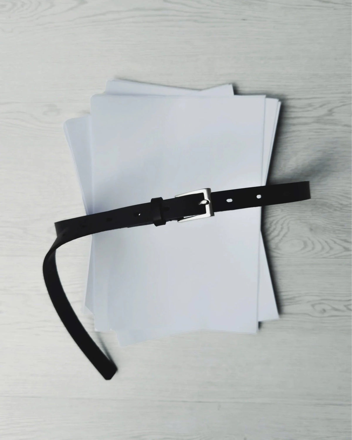 [MAHU] SLIMLINE LEATHER BELT
