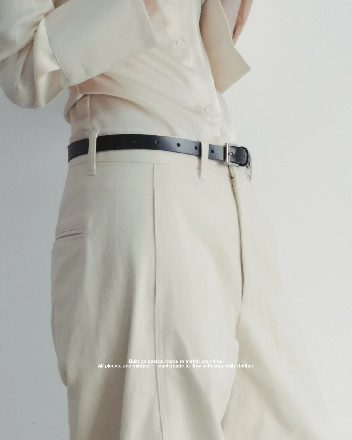 [MAHU] SLIMLINE LEATHER BELT