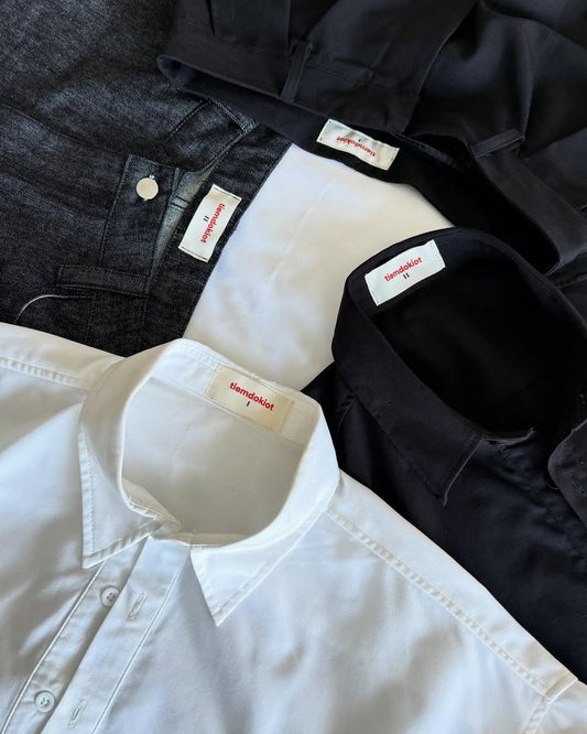 [TIEMDOKIOT] BOXY SHIRT