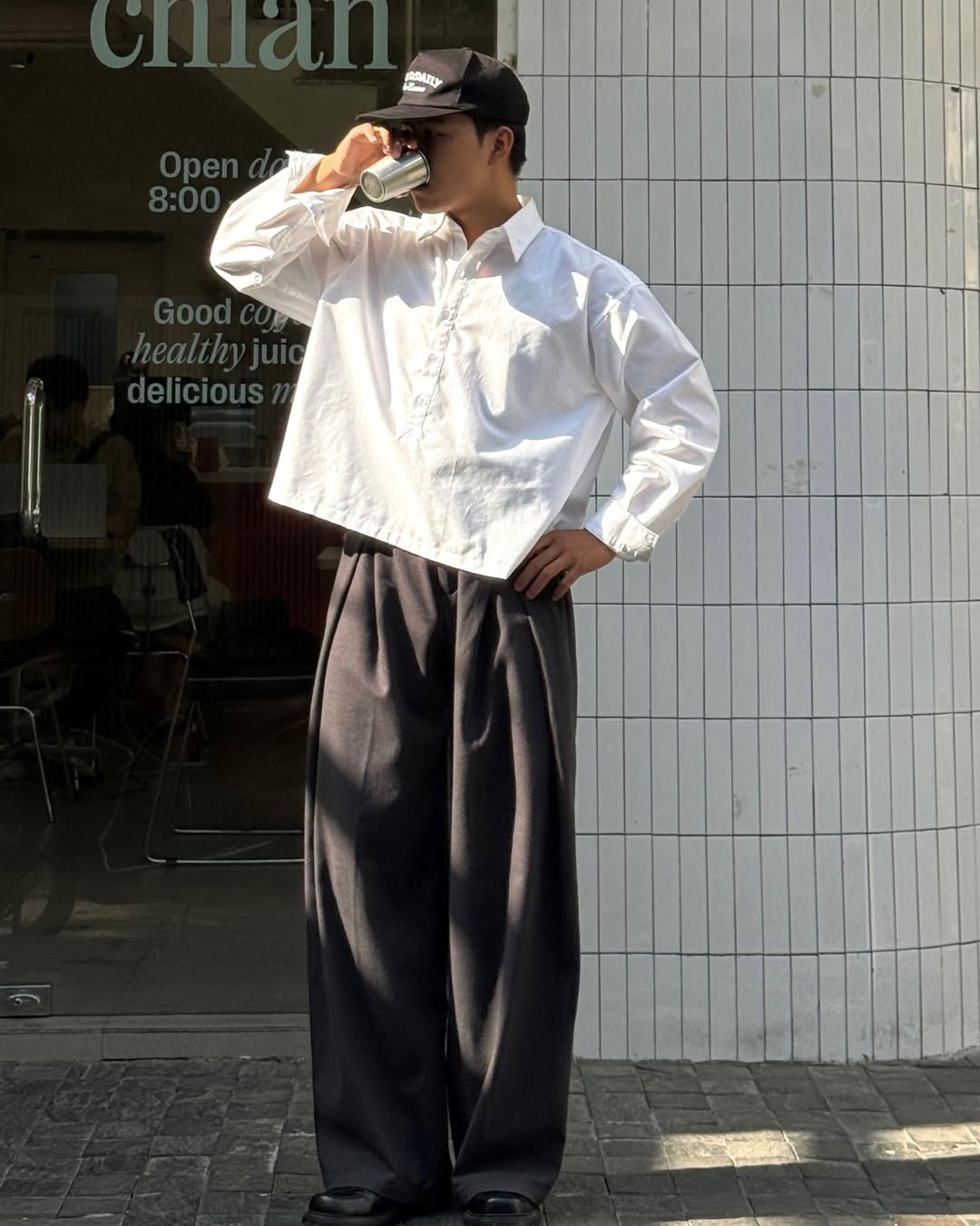 [TIEMDOKIOT] BOXY SHIRT