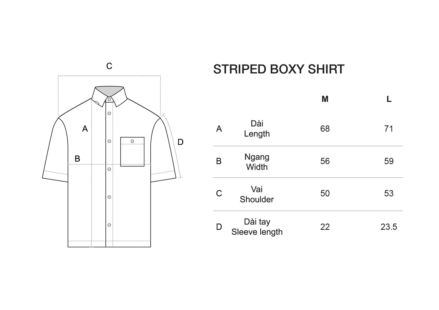 [95PROJECT] STRIPED BOXY SHIRT