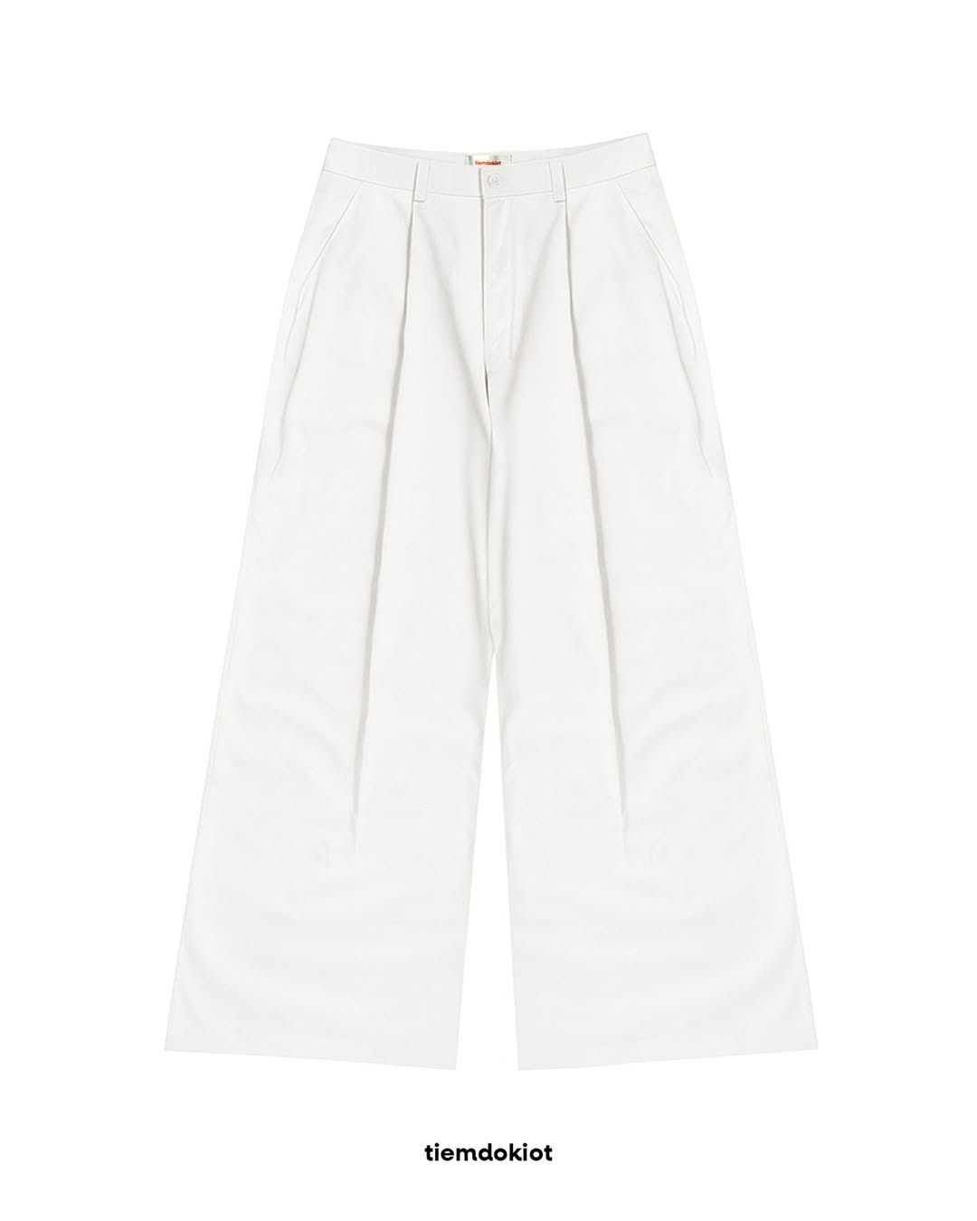 [TIEMDOKIOT] BOLD WIDE LEG TROUSERS