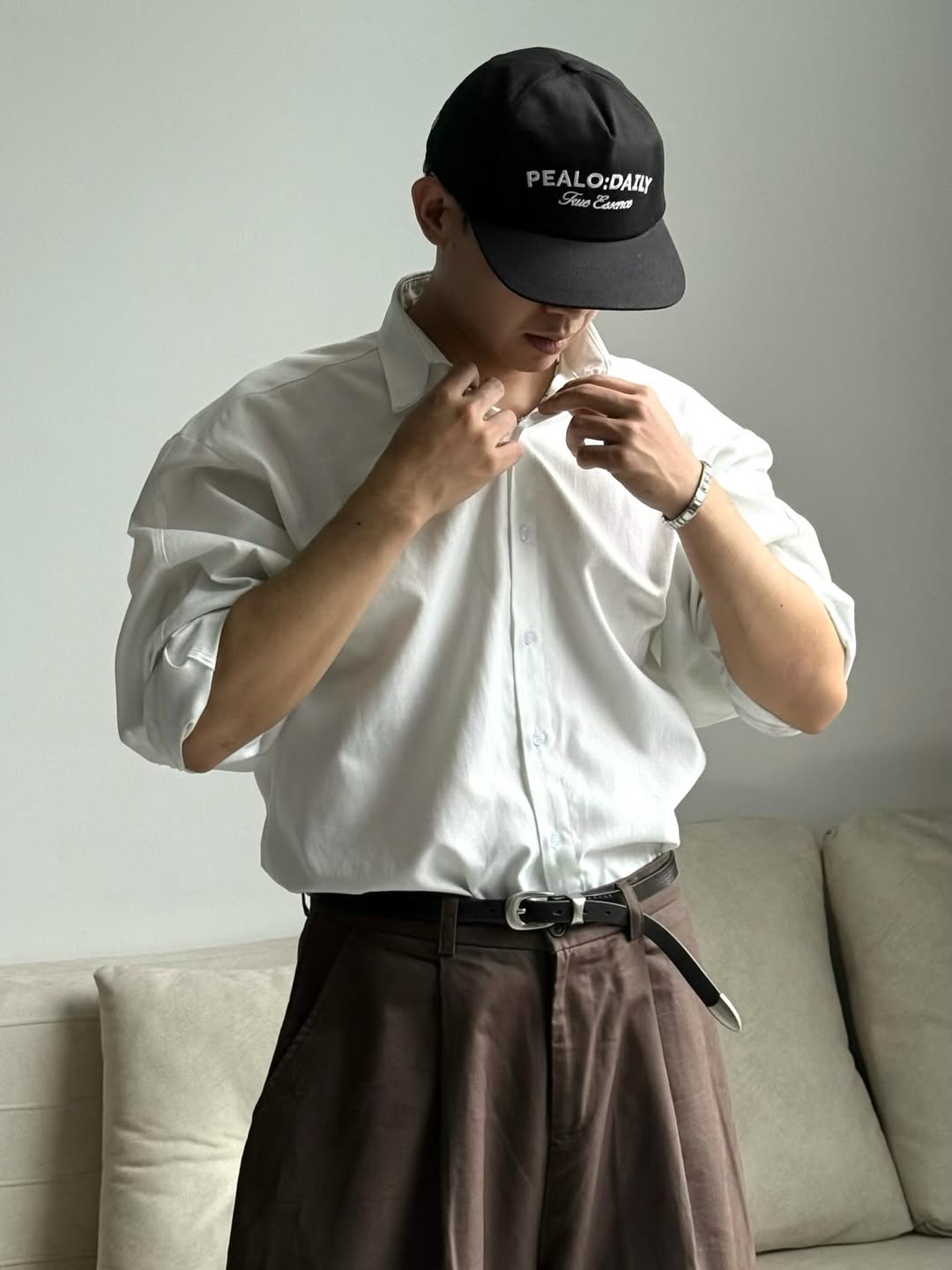 [TIEMDOKIOT] CURVY OXFORD SHIRT